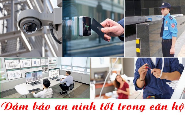 Đảm bảo an ninh tốt trong căn hộ