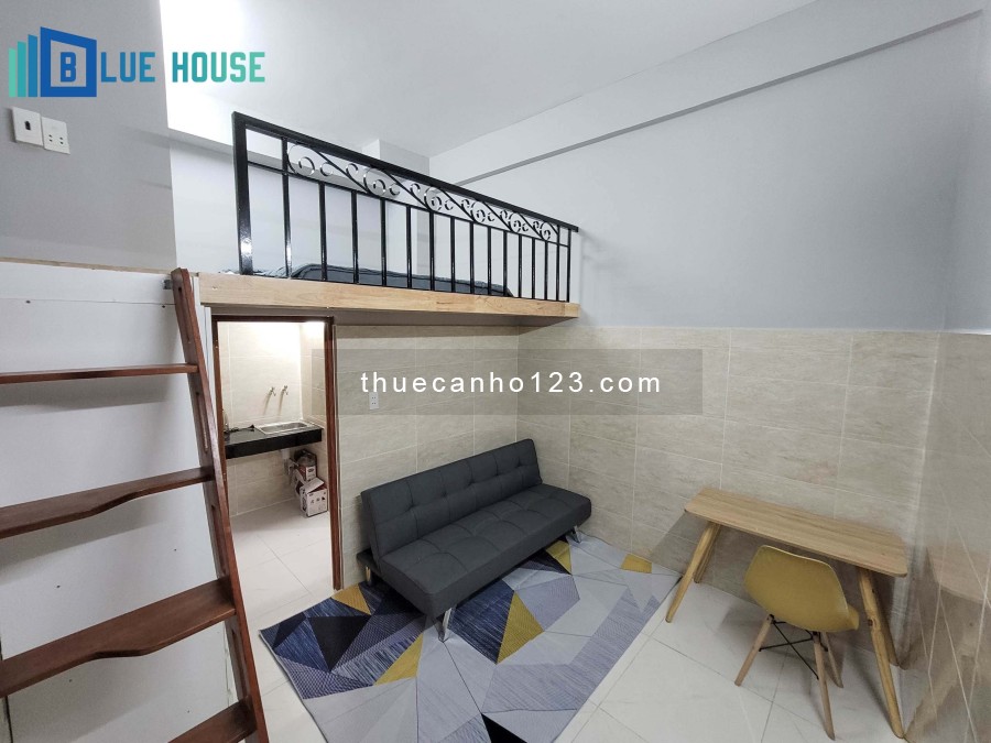 Căn hộ duplex bếp riêng. Ngay Lê Đại Hành, phường 11, quận 11 mới xây tinh tươm