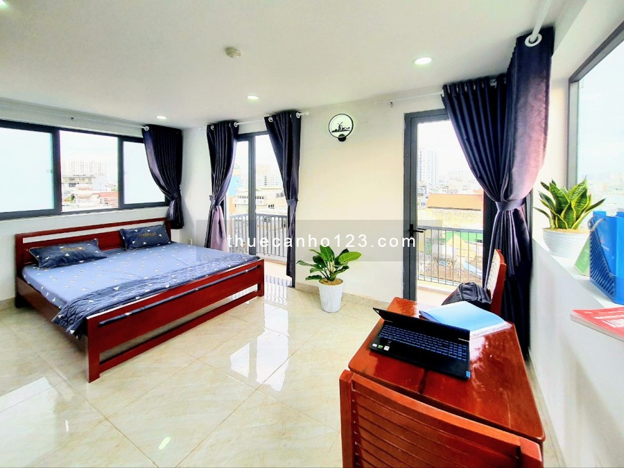 Căn hộ Chu Văn An , Bình Thạnh, Balcony, full nội thất