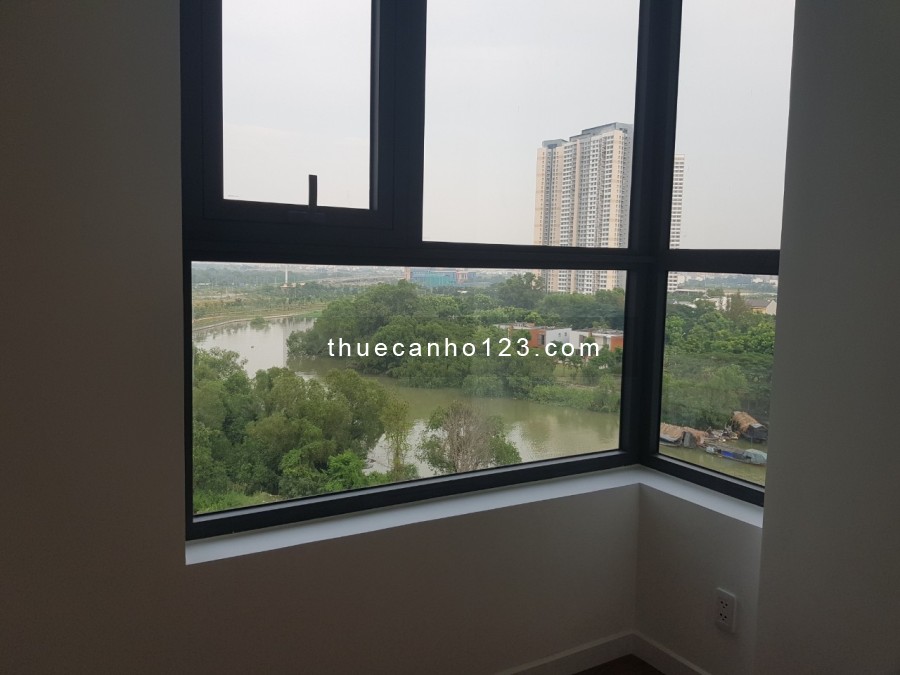 Cho thuê căn 2PN-1WC dự án Dlusso Q2 giá 9tr bao Phí QL, tầng trung view sông, hướng mát, mới 100%