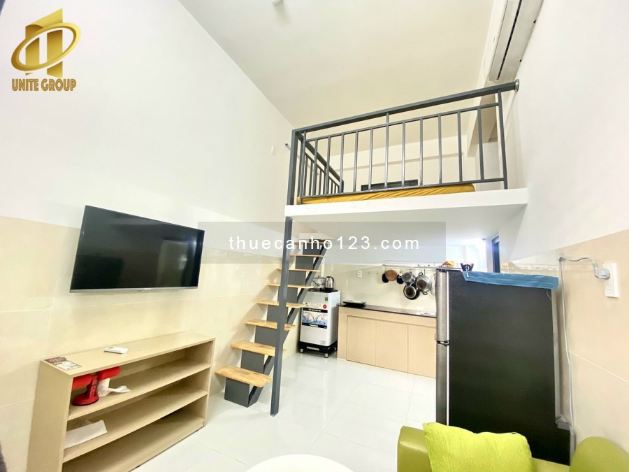 Căn hộ duplex full nội thất, máy giặt riêng ngay Lý Phục Man gần BigC