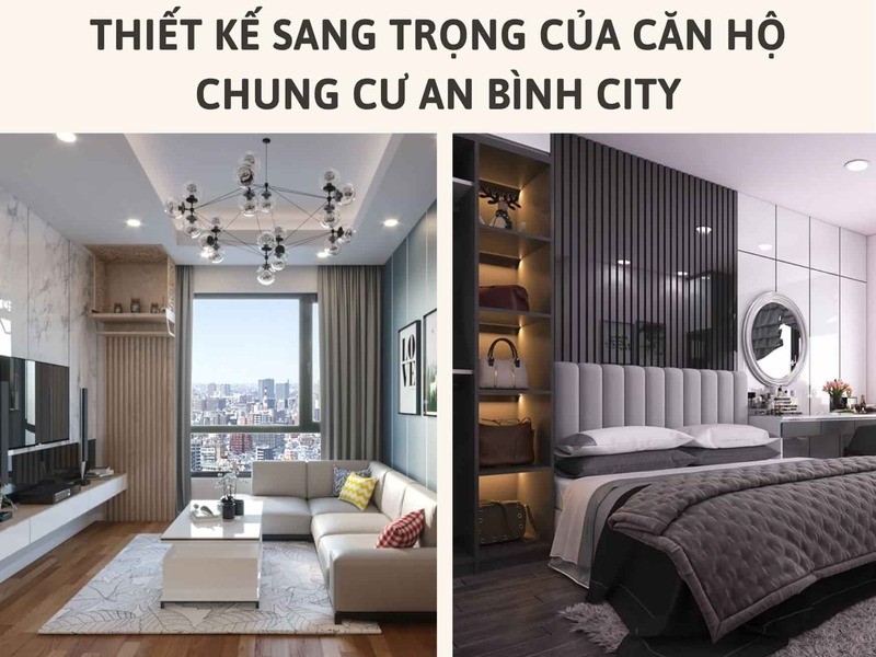 Thiết kế sang trọng của căn hộ chung cư An Bình City