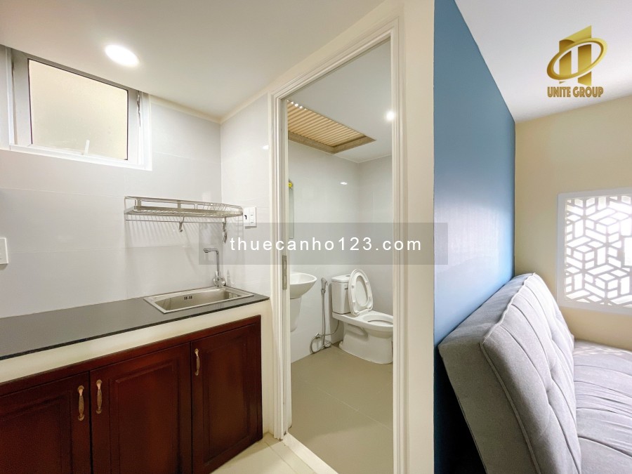 Cho thuê căn hộ mini đầy đủ tiện nghi tại Quận 7Gần cầu Kênh Tẻ, Lotte MART giá từ 3tr8 đến 6Tr