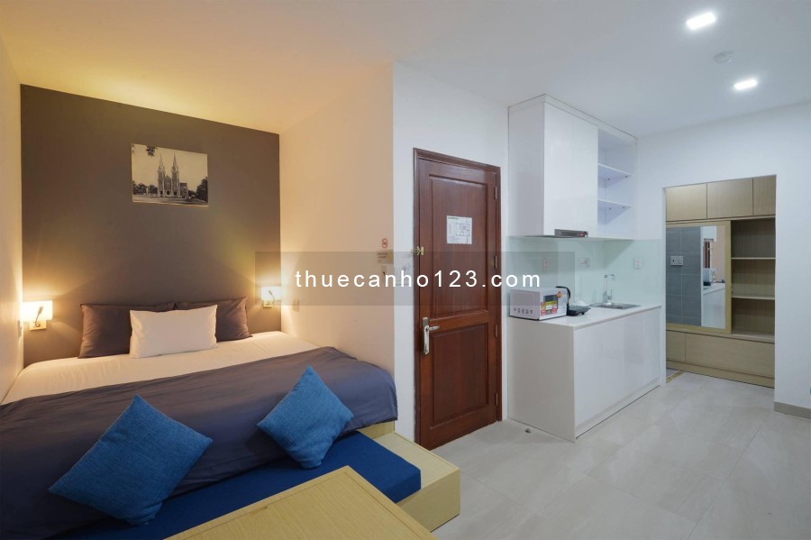 CHDV 5 SAO, trung tâm Quận 3, Giáp Quận 1, Style hiện đại, nhiều giá, phòng GYM Mini, BAN CÔNG/2PN