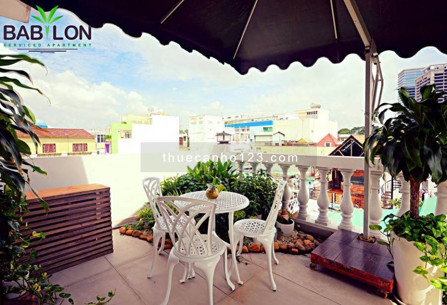 CHDV 5 SAO, trung tâm Quận 3, Giáp Quận 1, Style hiện đại, nhiều giá, phòng GYM Mini, BAN CÔNG/2PN