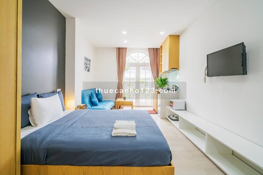 CHDV 5 SAO, trung tâm Quận 3, Giáp Quận 1, Style hiện đại, nhiều giá, phòng GYM Mini, BAN CÔNG/2PN