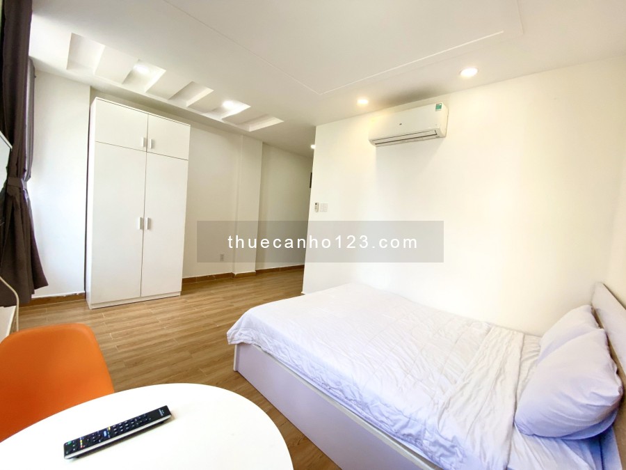 Cho thuê căn hộ studio 35m2 - cửa sổ lớn - full nội thất - gần sân bay