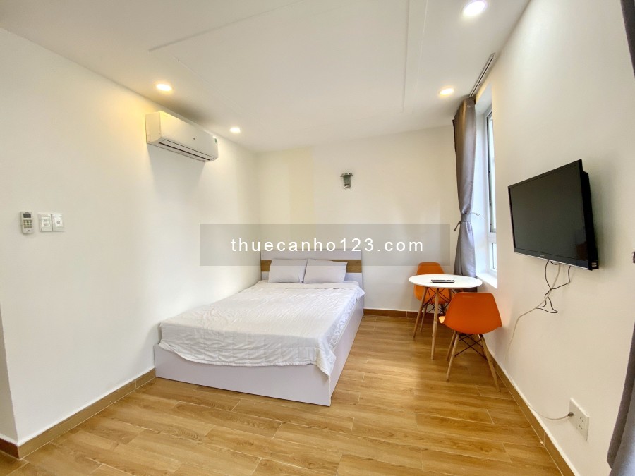 Cho thuê căn hộ studio 35m2 - cửa sổ lớn - full nội thất - gần sân bay