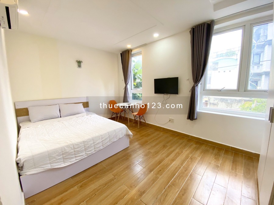 Cho thuê căn hộ studio 35m2 - cửa sổ lớn - full nội thất - gần sân bay