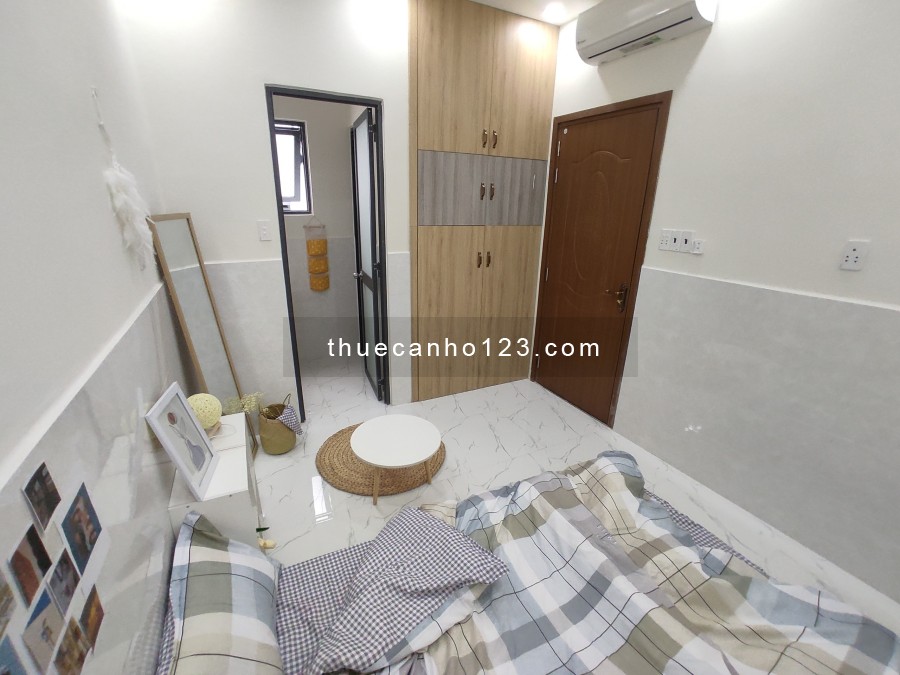 Cho thuê căn hộ mini tại Bình Tân bếp riêng + bancol riêng và đầy đủ nội thất