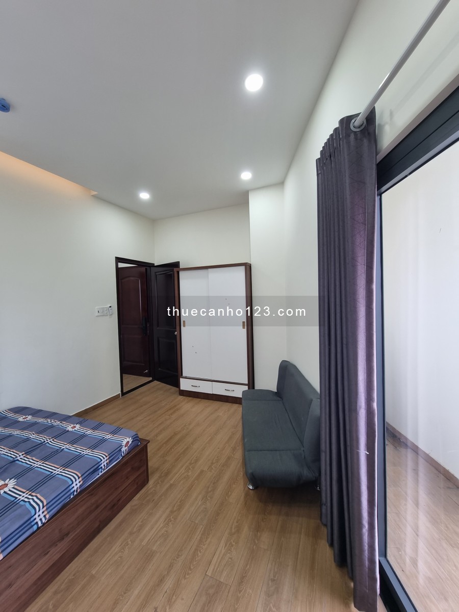 Căn hộ 1 phòng ngủ chung cư mini, Nguyễn Xí, Bình Thạnh - 38m2, ban công