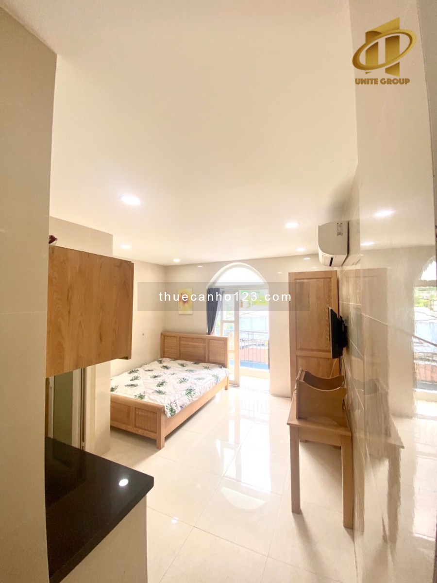 Cho thuê căn hộ chung cư mini ban công, đầy đủ nội thất, Phan Văn Trị, Bình Thạnh