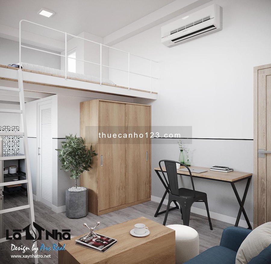 Căn hộ Duplex chung cư mini cửa sổ thoáng mát, Chu Văn An Bình Thạnh