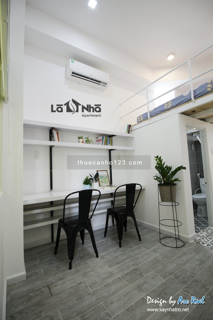 Cho thuê căn hộ duplex chung cư mini, phòng trọ có gác nội thất Nơ Trang Long Bình Thạnh