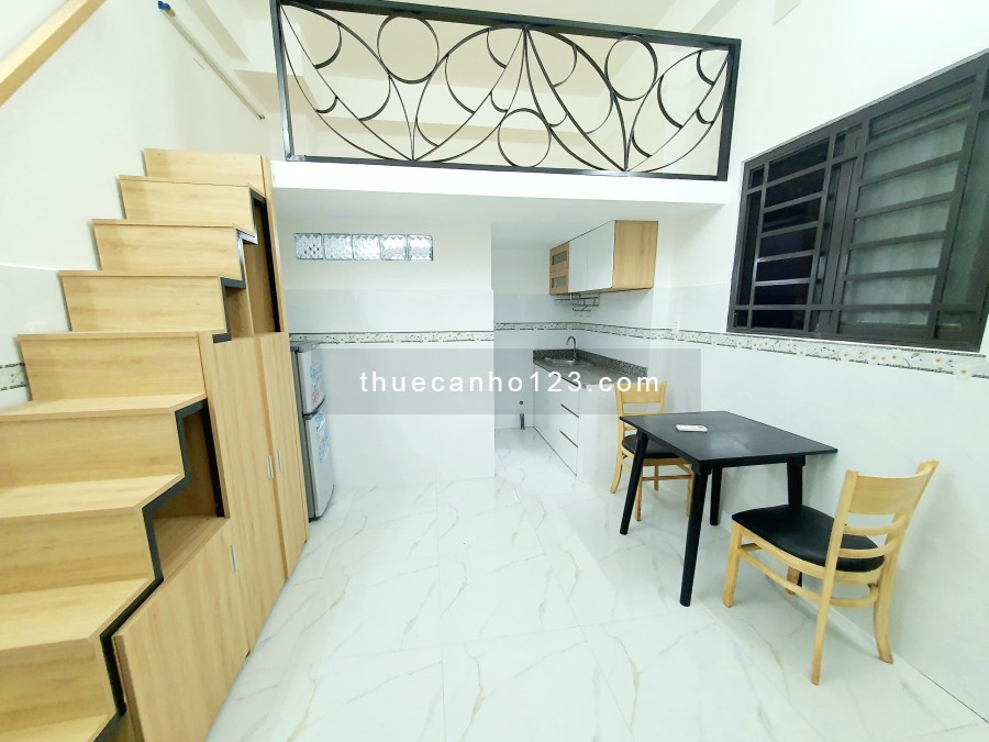 Cho thuê căn hộ duplex full nội thất, gần khu vực sân bay