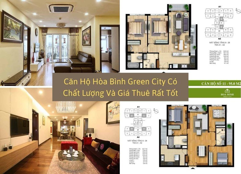 Căn hộ Hòa Bình Green City có chất lượng và giá thuê rất tốt