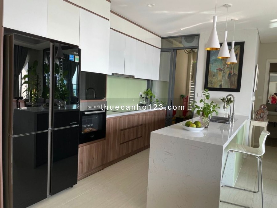 Cần cho thuê nhanh căn hộ cao cấp tại Đảo Kim Cương, 90m2, 2pn nhà mới full nội thất cao cấp