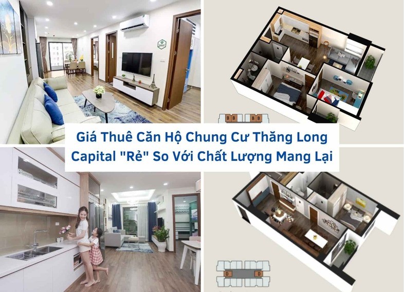 Giá thuê căn hộ chung cư Thăng Long Capital 
