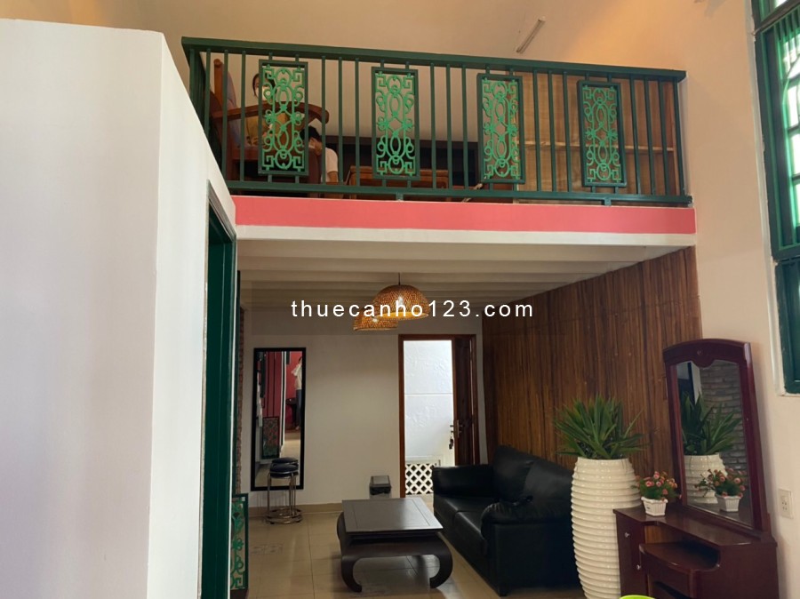 Cho thuê căn hộ dịch vụ full nội thất sang trọng duplex gần trung tâm quận 7