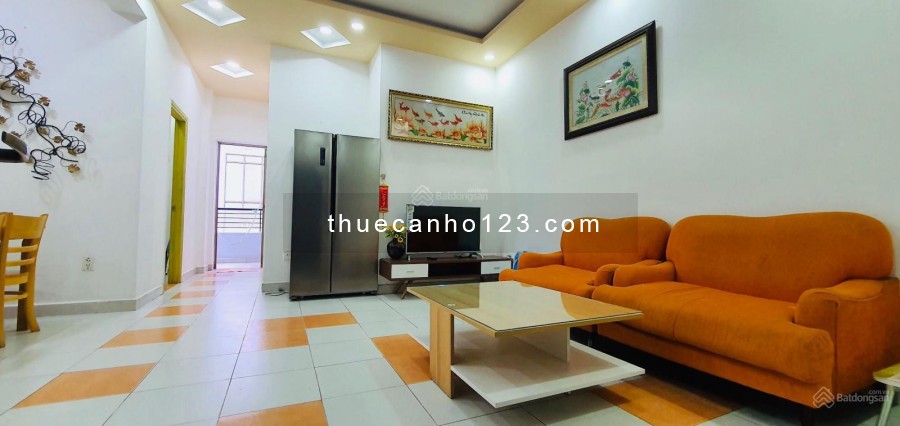 Cho thuê căn hộ đường Yersin, Phú Cường, 70m2, 2PN, full nt, 8.5tr/th. LH 0933113289