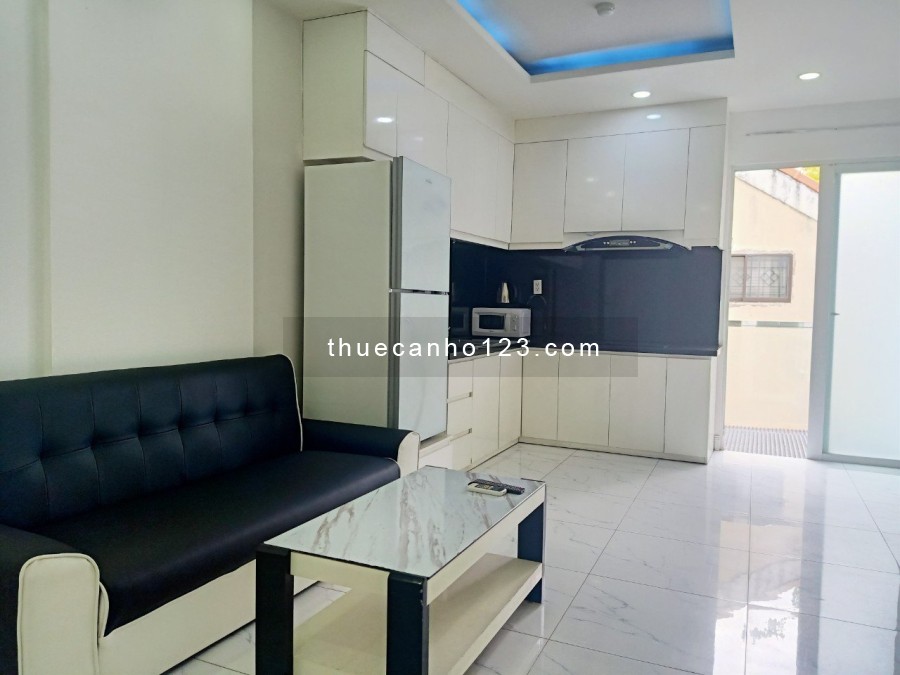 CHDV 1 Phòng ngủ riêng, Ánh sáng và lộng gió Full nội thất cao cấp từ a tới z, TT Quận 3