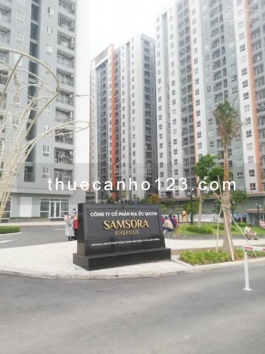 Cho thuê căn hộ Samsora Riverside, có nội thất, giá từ 3 - 5 triệu/tháng. LH 0909484879