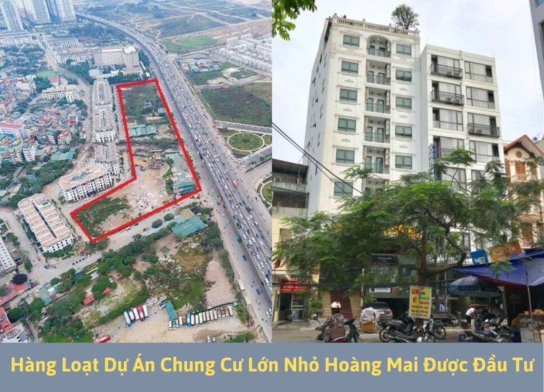 Hàng loạt dự án chung cư lớn nhỏ Hoàng Mai đang được đầu tư