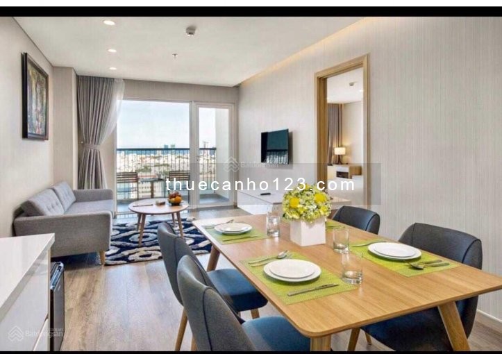 Cho thuê căn hộ F. Home 65m2, 2PN, view sông Hàn, full nội thất, giá rẻ 7 triệu/tháng