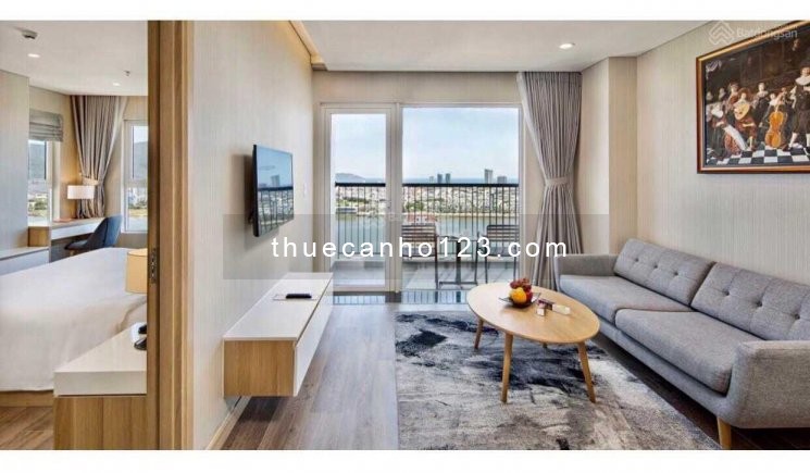 Cho thuê căn hộ F. Home 65m2, 2PN, view sông Hàn, full nội thất, giá rẻ 7 triệu/tháng