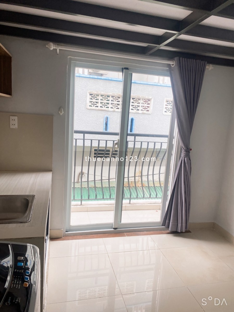 KCX Tân Thuận, Tân Thuận Tây, Duplex full nội thất, có cửa sổ, có máy giặt riêng