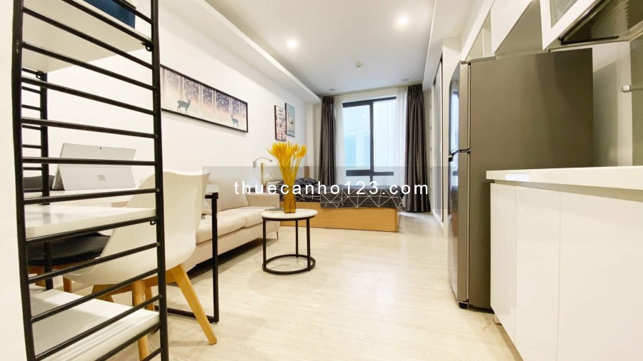 Căn hộ studio 40m2 full nội thất cao cấp, cửa sổ lớn view thoáng, gần Thảo Cầm Viên