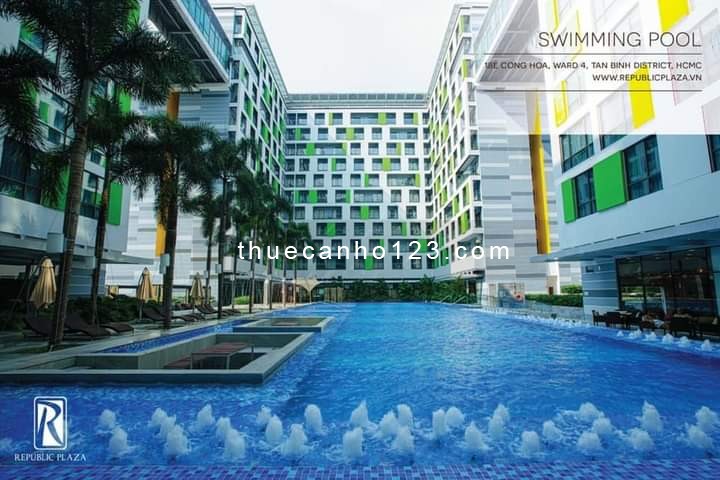 Republic Plaza 52m2 1PN 1WC view sân bay siêu đẹp. LH: 090.666.2855