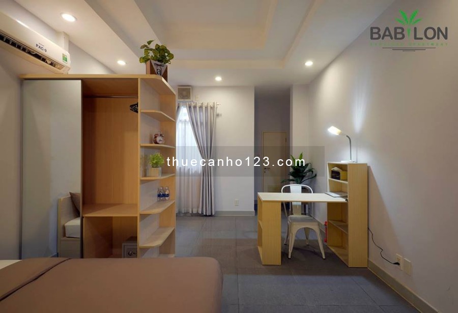 Căn hộ studio full nội thất cao cấp, Gần phố đi bộ Bùi Viện