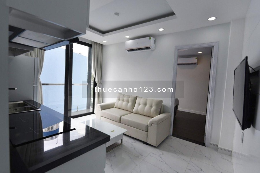CHDV CAO CẤP Quận 3 máy giặt riêng, 1 Phòng ngủ, ban công view đẹp, 42m2 Nguyễn Thông