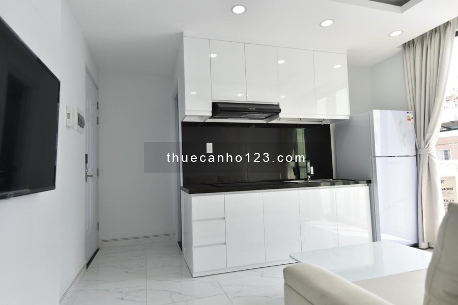 CHDV CAO CẤP Quận 3 máy giặt riêng, 1 Phòng ngủ, ban công view đẹp, 42m2 Nguyễn Thông