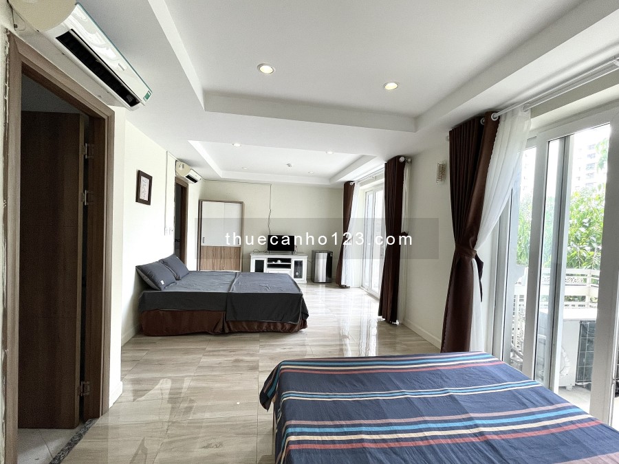 Căn Hộ DV Studio BanCong 2 giường, Full nội thất ở ngay Đường số 9, Phường Tân Phú, Quận 7