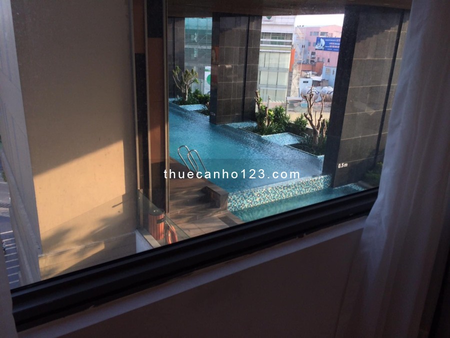 Thuê căn hộ Kingston Residence 2 phòng ngủ /2WC view hồ bơi full tiện nghi 16 Triệu Tel 0942811343