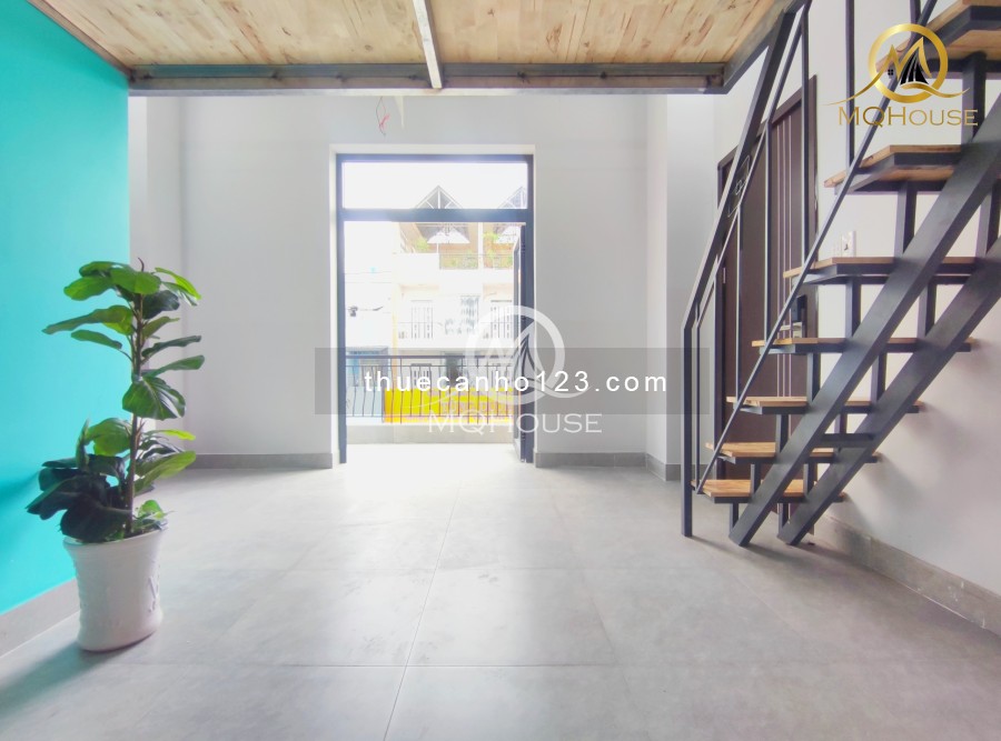 Căn hộ chung cư mới xây có gác, ban công 40m2 - Tân Hương - Tân Phú