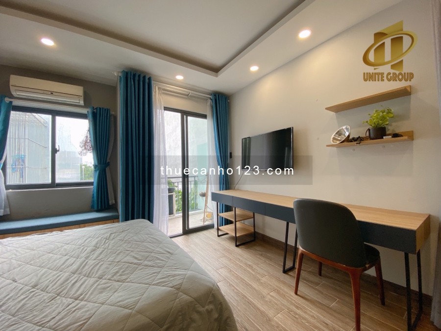 Cho thuê căn hộ/1PNR/Bancông/ Nội thất cao cấp gần KCX Tân Thuận Quận 7,