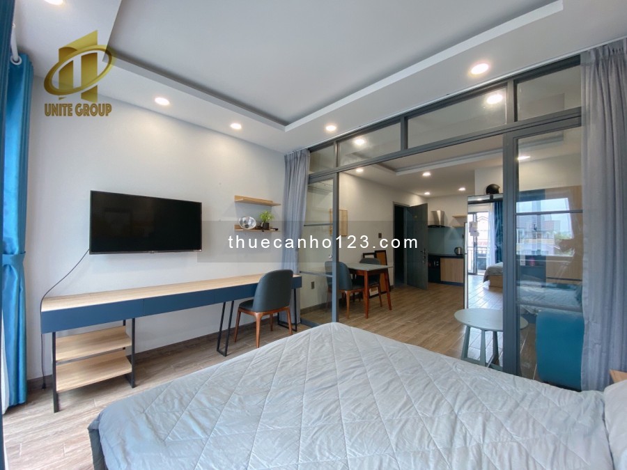 Cho thuê căn hộ/1PNR/Bancông/ Nội thất cao cấp gần KCX Tân Thuận Quận 7,