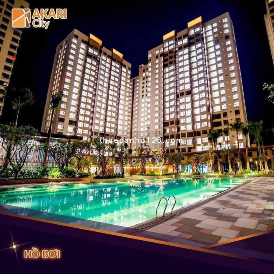 Giỏ hàng cho thuê hơn 50 căn hộ chính chủ tại Akari city Bình Tân, Giá mớ TH4-LH 036.706.2800