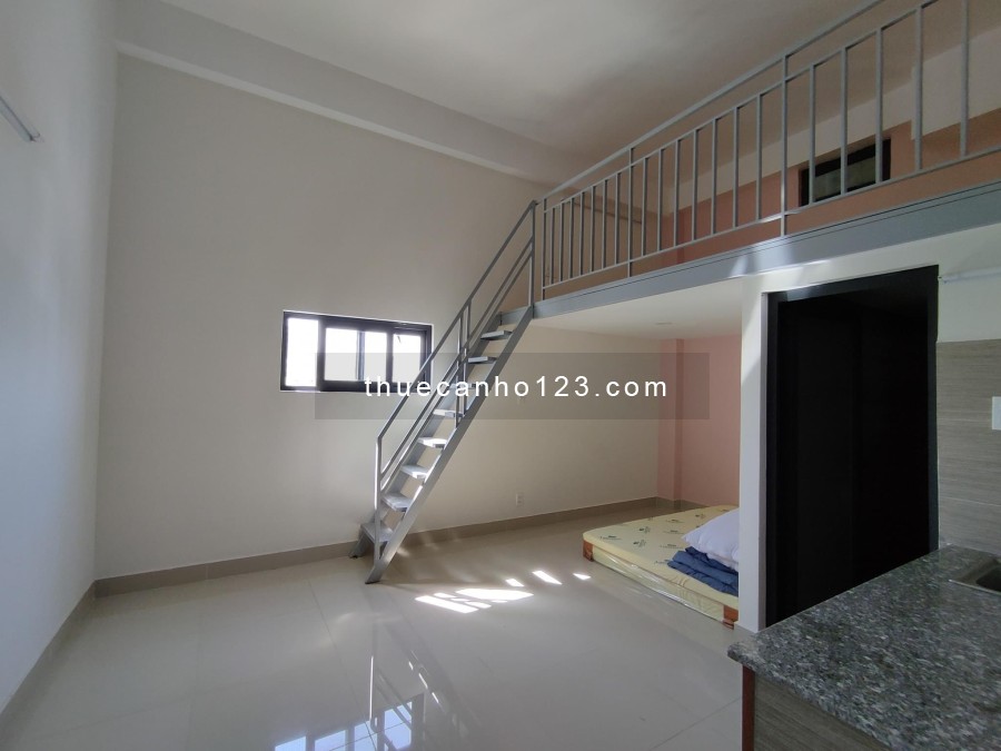 Cho thuê căn hộ mới toanh, 30m2, đủ nội thất gần khu chế xuất Tân Thuận