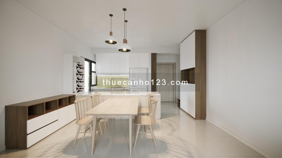 Vũ Cho thuê căn hộ 2PN, 2WC, 85m2 - Palm Heights giá tốt 15 tr/th - 0909550614