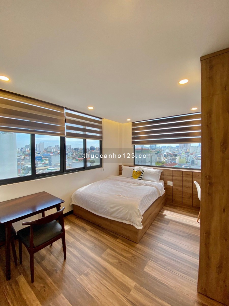 Căn Hộ Studio 35m2, 1PN, Full Nội thất Ngay Bờ Kè Trương Sa, Giá 9tr/th. lh 0859890030