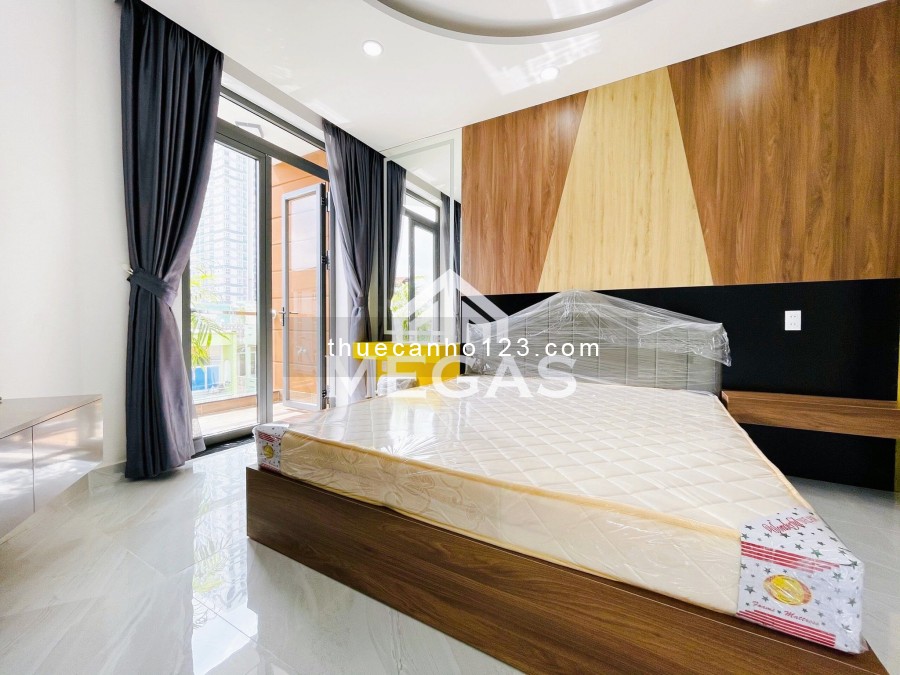 Cho thuê căn hộ dịch vụ bancol view kính, công viên Phú Lâm Q6 giá 7,5 tr