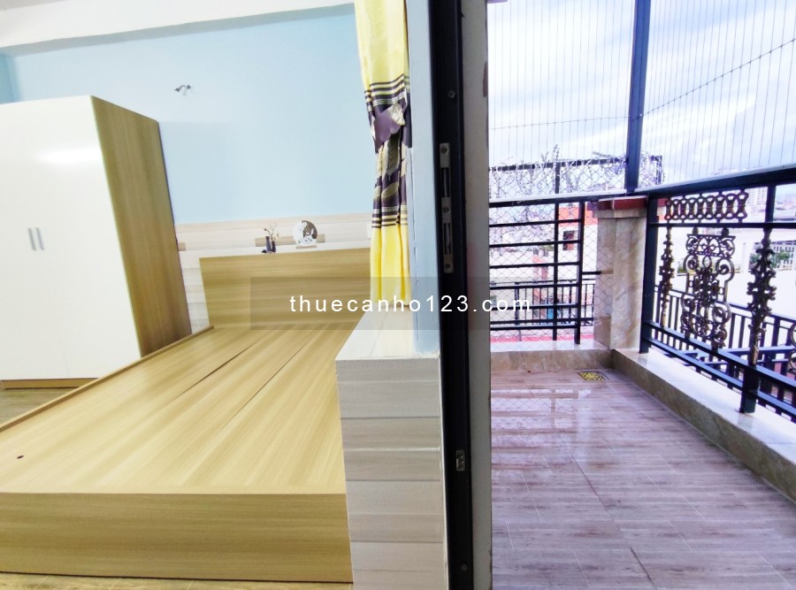 Cho thuê căn hộ phòng studio, duplex có balcon siêu mát tại Tân Phú