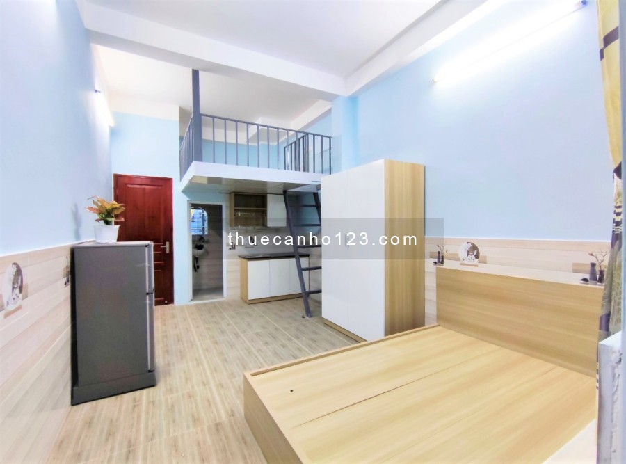 Cho thuê căn hộ phòng studio, duplex có balcon siêu mát tại Tân Phú