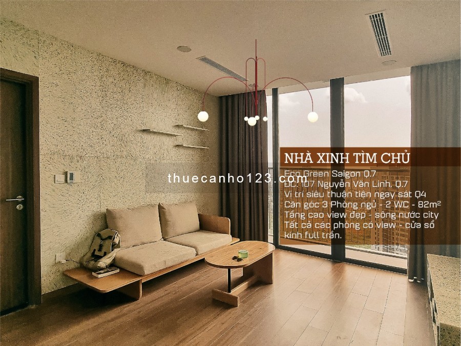 Có khách nào cần căn hộ chung cư Eco Green Sài Gòn, Quận 7 ghé tham khảo căn 3PN này nhé