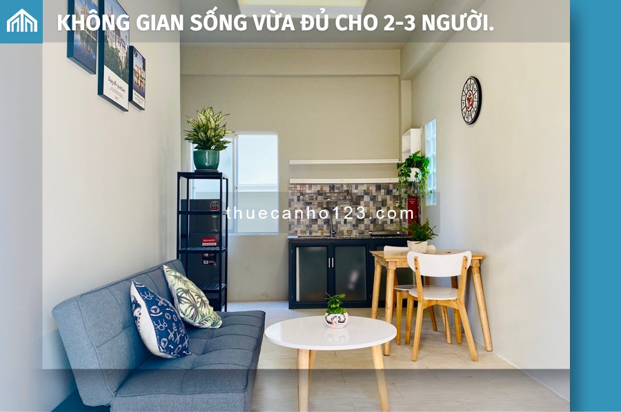 Cho thuê căn hộ 30m2 Pastel hòa mình thiên nhiên ngay Thảo Điền