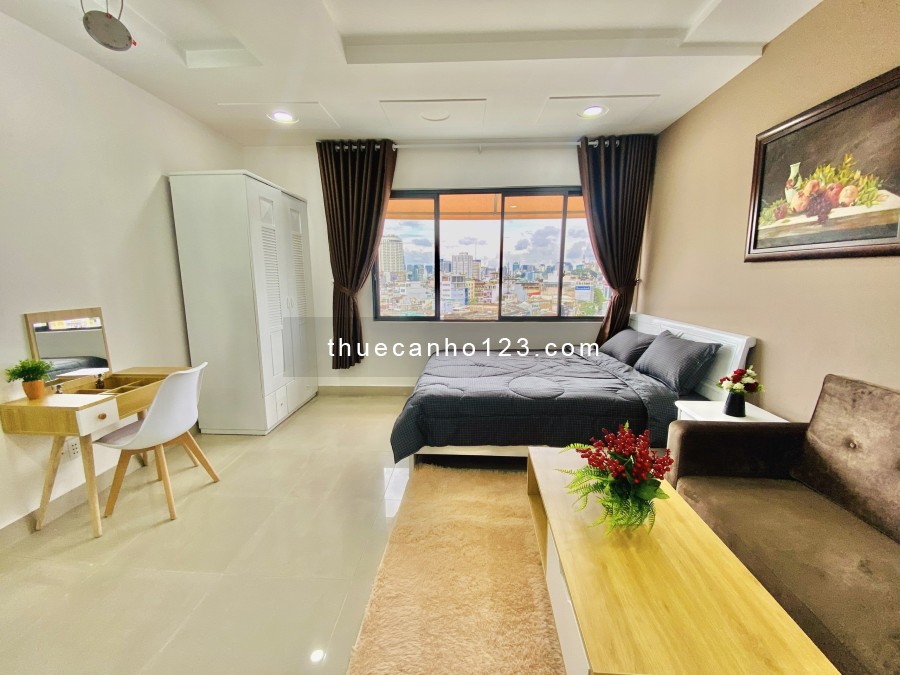 Căn hộ 1 phòng ngủ siêu rộng đầy đủ nội thất view cao tầng giá ưu đãi